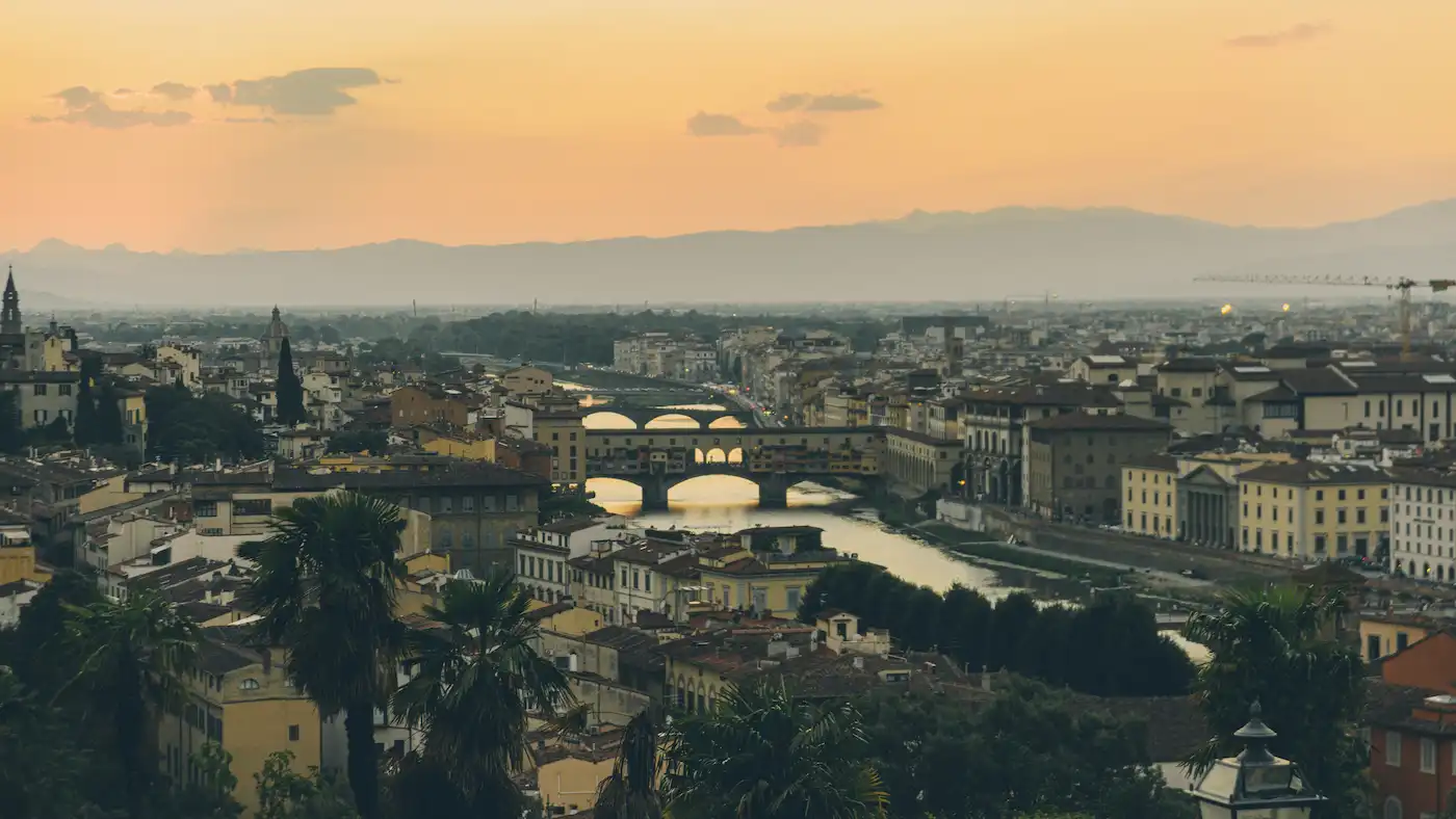 Florencia al atardecer